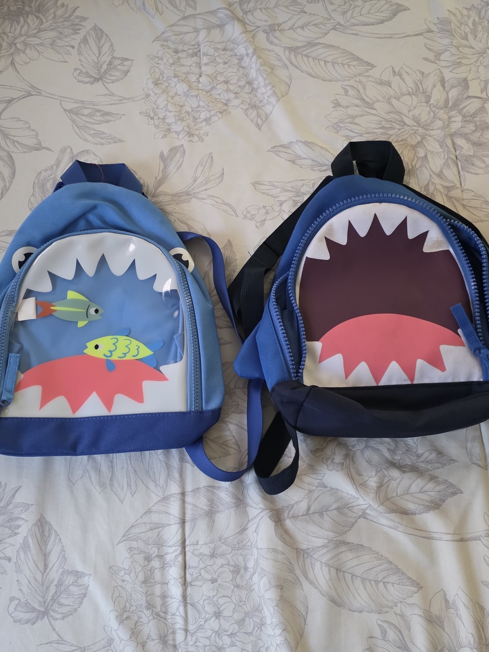Kids Shark Backpack - Blue